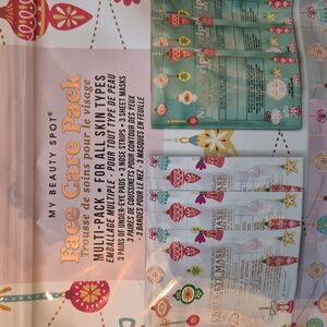 My Beauty Spot Face Care Pack Of Under-eye Mask, Nose Strip, & Face Mask! New!